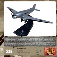 Douglas C47 Dakota IV Skytrain Transport Static Airplane Model