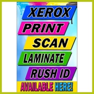 ∫ ✰ ◱ Xerox,Print,Rush ID,Laminate (TARPAULIN PRINTING) Available COD 2X3