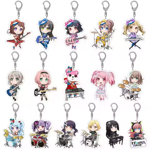 Lucky Seven Store BanG Dream Girl band Aoba Moca Tsurumaki Kokoro Mitake Ran Ichigaya Arisa Acrylic