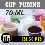 Cup Puding plastik/ Cup Jelly / Gelas Ager / Gelas Es Krim /70ml