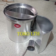 Ready Tong Mie Ayam Baso Sekat Lepas 40 Cm Alumunium / Dandang Buleng