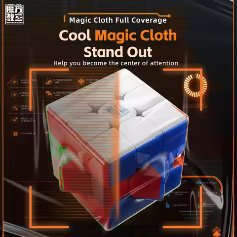 Moyu Meilong 3M V2 3x3x3 Magnetic Cube 3x3 Speed cube Magic cube Professional Magnetic Cube Puzzle T