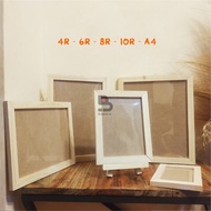 Wooden Photo Frames Minimalist Photo Frames 4R, 5R, 6R, 8R, 10R, A4, F4