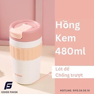 Bình/Cốc giữ nhiệt cao cấp FG Good Finish, inox 304, chống tràn, ly uống cafe, đựng nước, lạnh, nóng