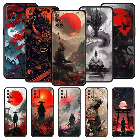 Japanese Bushido Samurai Phone Case For OnePlus 13 12 11 10 9 8 7T Pro 13R 12R 10R 9RT 8T Nord N200 