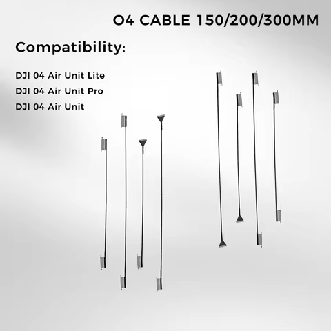 O4/O4 Pro/O4 Lite Air Unit FPV System Kit-Coaxial Cable 150/200/300mm Plug&Play VTX for DJI avata dr