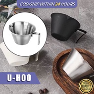 100ML Measuring Cup Espresso Measuring Cup for Coffee Stainless Steel Espresso Cup Measuring