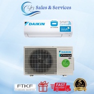 DAIKIN Air conditioner Inverter Built in WIFI 🎉FREE GIFT 🎉 Ready stock