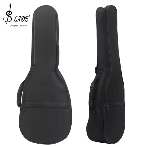 21 Inch Universal Ukulele Bag Waterproof Oxford Cloth Guitar Case with Front Pocket Guitar Shoulder 