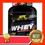 NPL Anabolic Whey gH 4lbs/2lbs (1.8kg/908g) HgH Muscle Growth Muscle Performance Creatine Halal Fitn