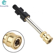 【Focuslife】Pressure Washer Adapter Brass + Stainless Steel 1/4 In Car Adapter Durable