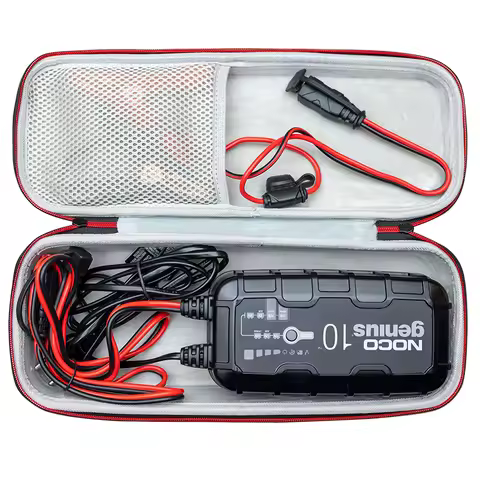 Newest Hard EVA Outdoor Travel Box Storage Bag Carrying Case for NOCO Genius 10, 10A Smart Car Batte