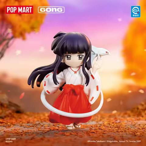 POP MART GONG Inuyasha Warring States Journey Series Blind Box Mystery Box Toys Kawaii Ornaments Fig
