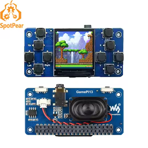 Raspberry Pi Display Screen 1.3inch LCD with Game Button AND Audio Buzzer For Zero 2W / 3B / 4B / PI