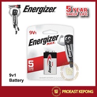 Energizer Max 9v1 Battery 1pc/pack