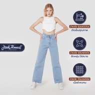 กางเกงยีนส์ผู้หญิง Klassik JF-115/LB Straight Fit Light Blue High Waisted Jack Russel