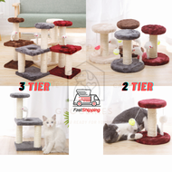 Sisal Cat Tree Scratcher Pets Kitten Scratching Post Board Cat Toys / Cat tree murah / Cheap Cat Tree / Cat tree 3 tier