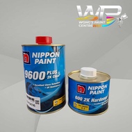 NIPPON PAINT 9600 PLUS 2K CLEAR 1L ( BASE ) & NIPPON PAINT 600 2K 0.5L ( HARDENER )