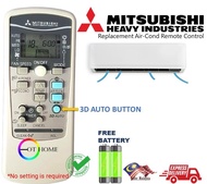 MITSUBISHI Heavy Industries Aircond Remote Control Replacement RKX502A001 RKX502A001C RKX502A007 RKX