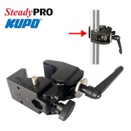 Kupo KG701511 Convi Clamp With Adjustable Handle (Black Finish) / Super Clamp / G Clamp / Studio Equipment