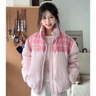 YM5R Retro Design 2025 Women's Winter Cotton Coat - Loose Fit & Stand-Up Collar