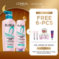 L’Oréal Paris Elseve Hyaluron Pure 72H Rehydrating Conditioner for Rehydrated Lengths with no Weighd