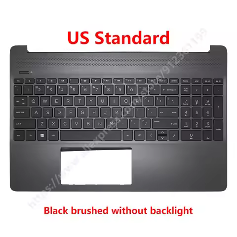 For HP 15-EF 15-DY 15s-EQ 15s-FQ TPN-Q222 New SP RU US Keyboard Laptop Palmrest Upper Top Case Backl