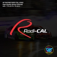AP RACING RADI-CAL Sticker / Decal (High Quality Sticker)