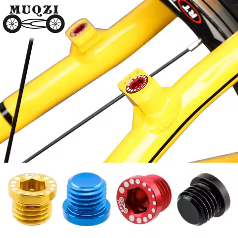 MUQZI 4pcs Bike V Brake Screw M10*1.25 Aluminum Alloy V Brake Bracket Mount Bolt For MTB Road Foldin