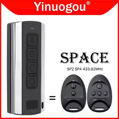 SPACE SP2 SP4 Remote Control for Gate 433.92MHz SPACE Garage Remote Control Electronic Electric Gate
