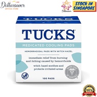 Tucks Medicated Cooling Pads 100 Count Witch Hazel Pad For Hemorrhoidals