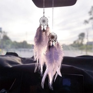 Dream Catcher Wind Chimes Pendant Feather Dream Cather Car Hanging Decoration Gantung Kereta 捕梦网车吊饰