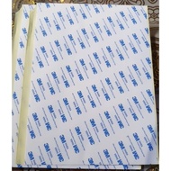 A4 size sticker - 3M 9448A double-sided adhesive