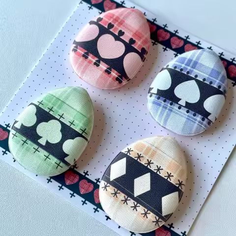 Anime Cartoon Shugo Chara Guardian Egg Large Powder Puff Cotton Pad Air Cushion Cosmetic Sweet Girls