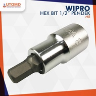 MATA Socket Bit Socket Wrench/ L Hex Bits Socket 1/2" H8 x 55mm WIPRO