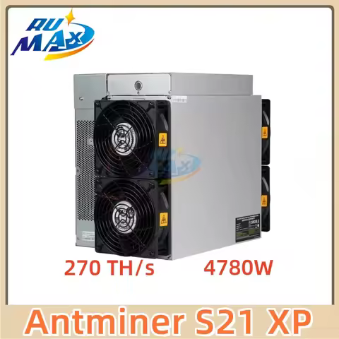 New Antminer S21 XP 270T Hydro 270TH/s Bitcoin BTC Miner 17.7J/TH SHA-256 ASIC Miner Hydro Cooling F