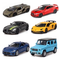 Rmz CITY Series 1:36 Doors Matte Alloy Diecast Truck Model Toy Car Colorful