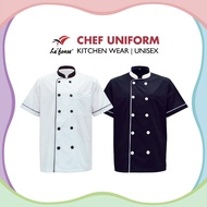 LEFONSE Chef Uniform Hotel Kitchen Helper Restaurant Uniform Tebal Premium Baju Chef Unisex CU01