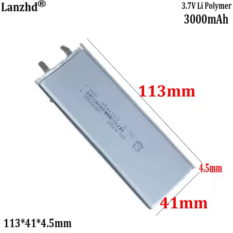 3.7V polymer lithium battery rechargeable battery For desk lamps dedicated battery mechanical keyboa