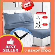 Digital Daily Deals21@4pcs Triangle Bed Sheet Mattress Holder Grippers Fastener Clips Non-Slip Bedsheet/Topper/