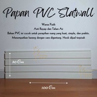 Wallpanel Display Dinding Panel Bahan PVC Panel Display Papan Slat Wall Murah - BH