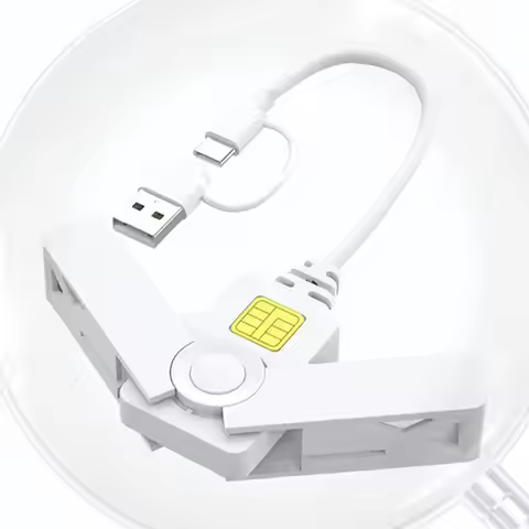 USB-C SIM Cloner Tax Declaration IC/ID/Bank Card Readers Folding Tax Payment Cards Readers For Phone