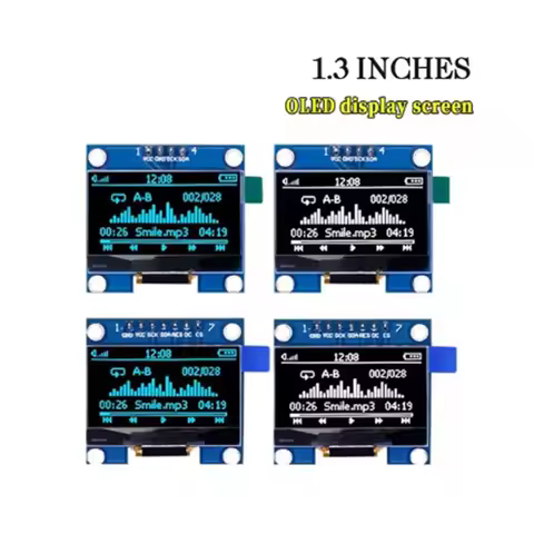 1.3 inch OLED module SPI/IIC I2C Communicate white/blue color 128X64 1.3 inch OLED LCD LED Display M