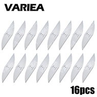 VARIEA 16pcs 6 Inch 2T Electric High Quality Metal Lawn Mower Trimming Blade, with Aperture 5mm/0.19