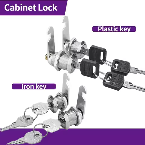 5 SETS File Cabinet Lock Iron Sheet Locker Cylinder Employee Cabinet Storage Cabinet Mailbox Univers