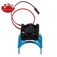 For  A959-B 144001 124019 RC Car Aluminum Alloy Motor Heatsink Cover with Cooling Fan for 540 550 36