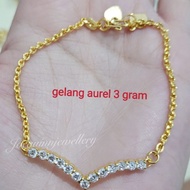 [✅Baru] Gelang Aurel Emas Muda 3 Gram