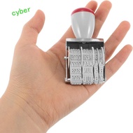 CYBERLINX Digital Date Wheel Stamp, Practical Clear Imprint Self-Inking Rubber Date Stamp, Date Post