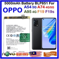 5000mAh Battery BLP851 Fit For OPPO A54 5G / OPPO A95 4G / OPPO A74 4G / OPPO A74 5G / OPPO F19 / OP