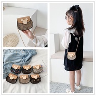 Little Girl Bag Chain Fashion Small Bag Fashionable All-Match Girl Messenger Bag Princess Bag